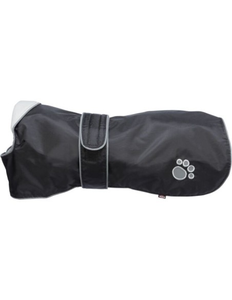 Manteau chien Orléans Noir TRIXIE - Disponible en plusieurs tailles de 25 à 80cm de longueur de dos