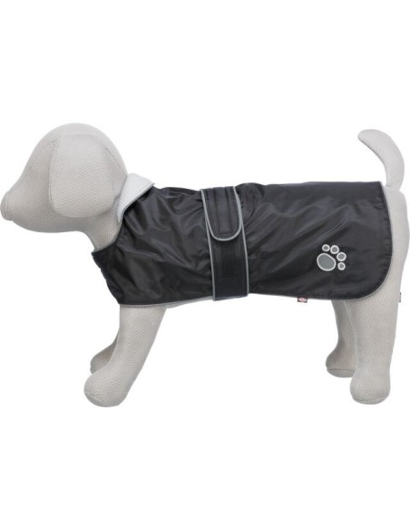 Manteau chien Orléans Noir TRIXIE - Disponible en plusieurs tailles de 25 à 80cm de longueur de dos