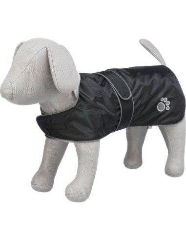 Manteau chien Orléans Noir TRIXIE - Disponible en plusieurs tailles de 25 à 80cm de longueur de dos