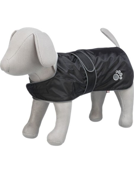 Manteau chien Orléans Noir TRIXIE - Disponible en plusieurs tailles de 25 à 80cm de longueur de dos