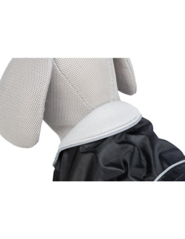 Manteau chien Orléans Noir TRIXIE - Disponible en plusieurs tailles de 25 à 80cm de longueur de dos