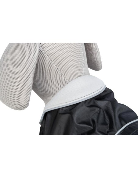 Manteau chien Orléans Noir TRIXIE - Disponible en plusieurs tailles de 25 à 80cm de longueur de dos