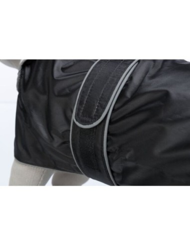 Manteau chien Orléans Noir TRIXIE - Disponible en plusieurs tailles de 25 à 80cm de longueur de dos