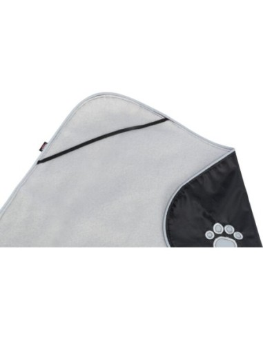 Manteau chien Orléans Noir TRIXIE - Disponible en plusieurs tailles de 25 à 80cm de longueur de dos