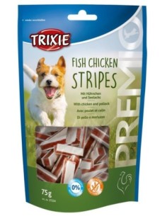 Premio stripe au poulet & au lieu jaune 75g - Trixie