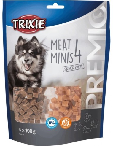 Premio 4 meat minis, poulet, canard, bœuf, agneau 4x100g - Trixie