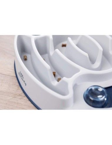 Gamelle anti-glouton et jeu de stratégie Slide & Feed