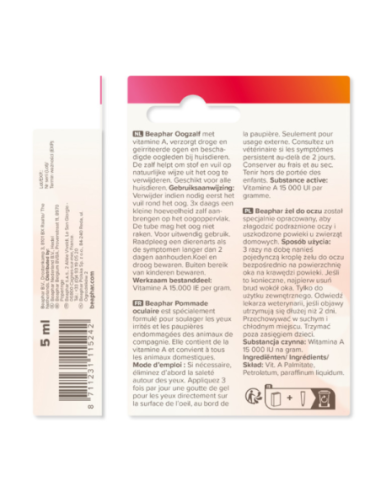 Pommade oculaire Beaphar - 5ml