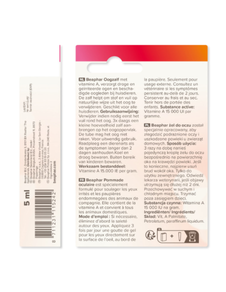 Pommade oculaire Beaphar - 5ml