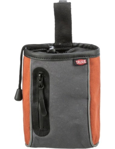 Pochette à friandises avec distributeur de sachets à déchets intégré