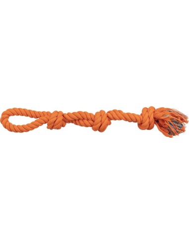 Corde de jeu en coton avec plusieurs noeuds - divers couleurs