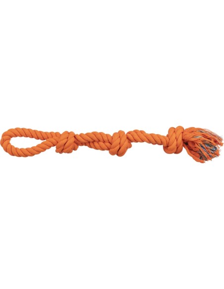 Corde de jeu en coton avec plusieurs noeuds - divers couleurs