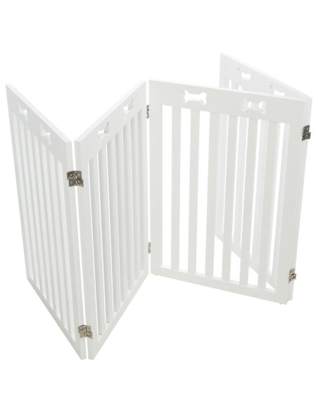 Barrière pour chiens en 4 parties repliables