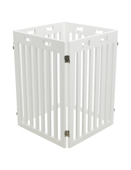 Barrière pour chiens en 4 parties repliables