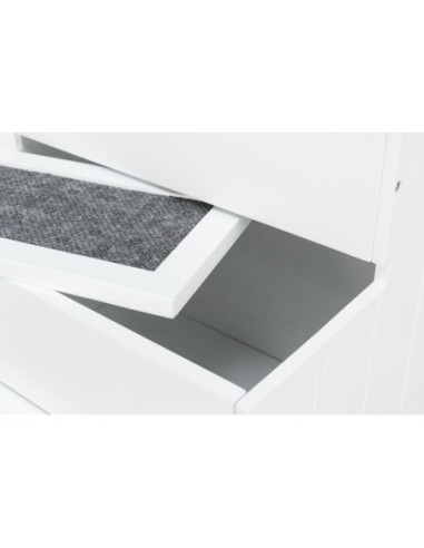 Escalier en MDF avec compartiments de rangement