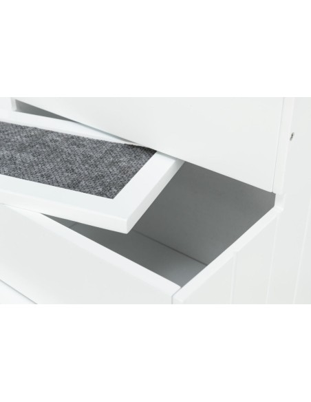 Escalier en MDF avec compartiments de rangement