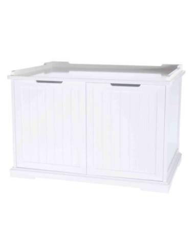 Cabane pour ranger le bac à litière de votre chat.