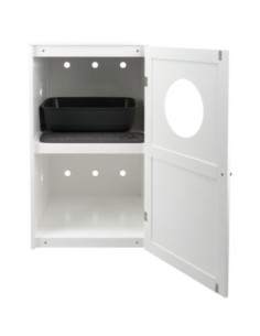 Cabane pour chat avec deux compartiments