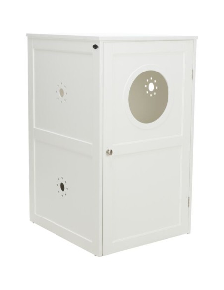 Cabane pour chat avec deux compartiments