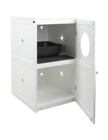 Cabane pour chat avec deux compartiments