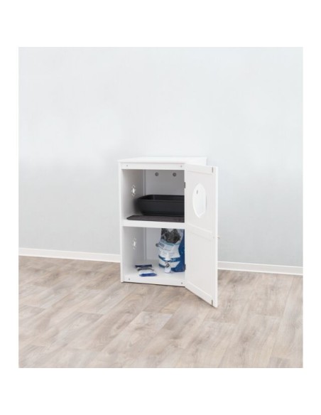 Cabane pour chat avec deux compartiments