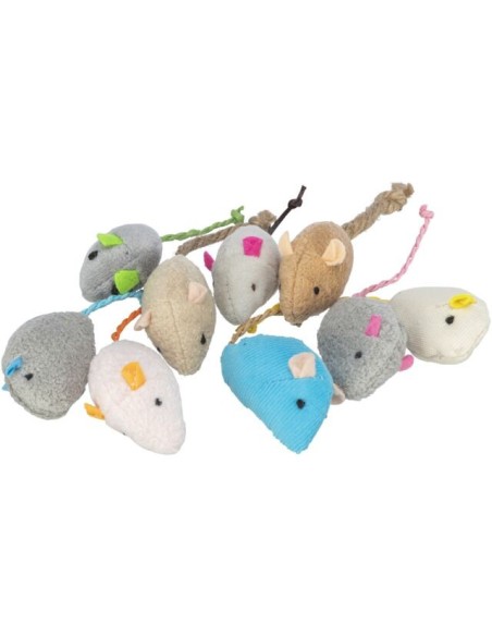 Jouet souris avec corde pour chat