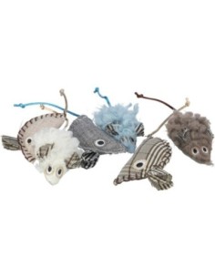 Jouet souris jean pour chat