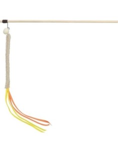 Canne à pêche en bois avec clochette