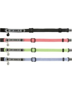 Collier réfléchissant pour chat avec porte-adresse - Trixie
