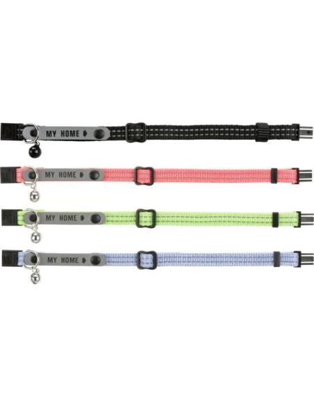 Collier réfléchissant pour chat avec porte-adresse - Trixie