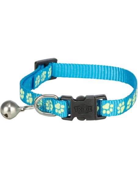 Collier Réfléchissant & Fluorescent pour Chat avec motif de patte – Trixie