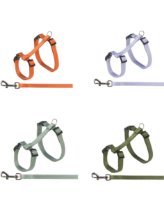 Harnais réglable avec laisse pour Chat - Trixie