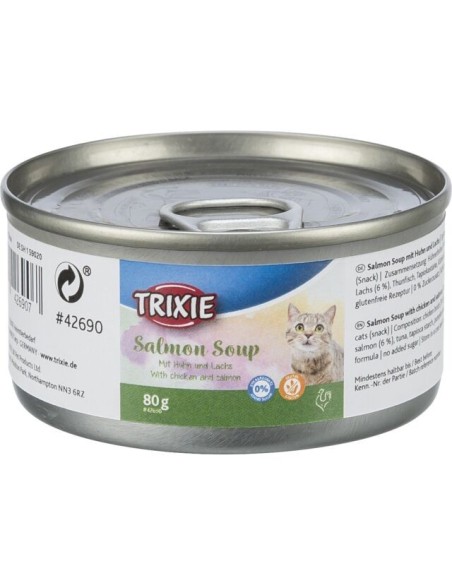 Soupe au poulet et au saumon  80g