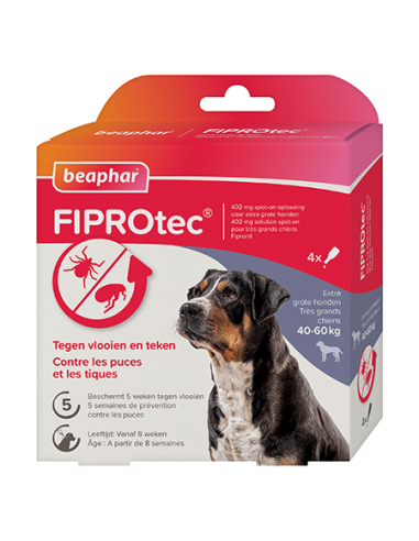 FIPROtec, pipettes antiparasitaires pour chien de 40 à 60kg