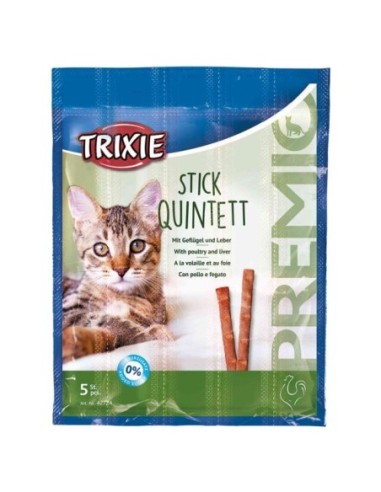 PREMIO Stick Quintett volaille/foie (lot de 5)