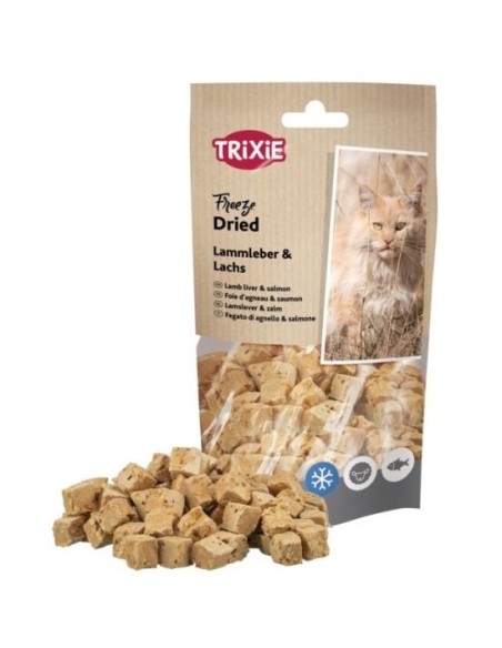 Freeze Dried foie d'agneau & saumon pour chat 25g - TRIXIE