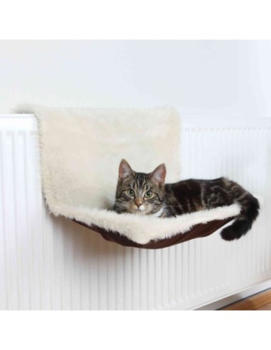 Lit radiateur Trixie avec peluche façon fourrure