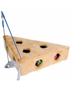 Jeux Fromage chat avec cannes et 3 balles, 36x8cm 2