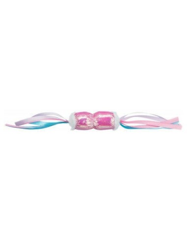 Jouet bonbon scintillant en tissu pour chat