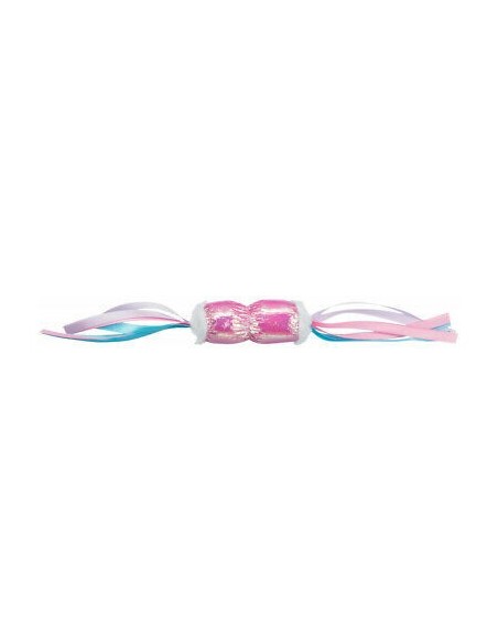 Jouet bonbon scintillant en tissu pour chat