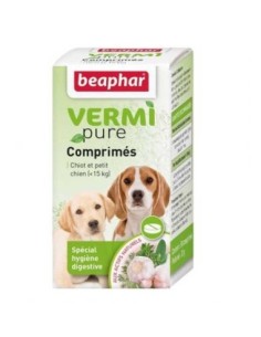 Beaphar Vermipure comprimés purge aux plantes - chiot et petit chien