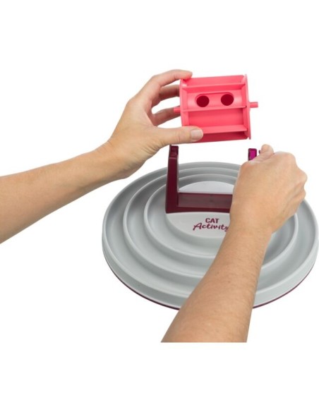 Jeu de reflexion PLATEAU ANTI-GLOUTON Roller Bowl Trixie - jeu pour chats