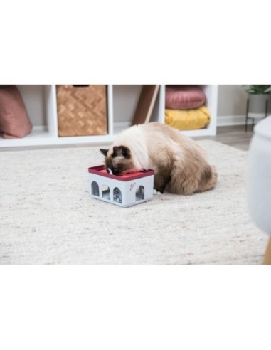 Jeu de reflexion PLATEAU ANTI-GLOUTON Rod Box Trixie - jeu pour chats