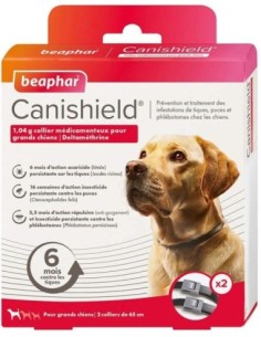 Collier canishield antiparasitaire pour grands chiens 2