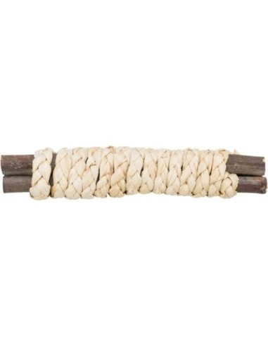 Bâtonnets en bois avec paille