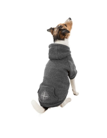 Sweat à capuche gris Flensburg BE NORDIC - pour les chiens