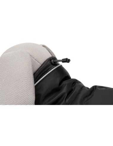 Manteau d’hiver noir pour chiens Brizon TRIXIE - Disponible en plusieurs tailles de 30 à 62cm de longueur de dos