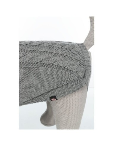 Pull pour chien kenton Gris TRIXIE - Disponible en plusieurs tailles de 24 à 60cm de longueur de dos