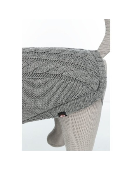 Pull pour chien kenton Gris TRIXIE - Disponible en plusieurs tailles de 24 à 60cm de longueur de dos
