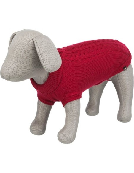 Pull pour chien kenton Rouge TRIXIE - Disponible en plusieurs tailles de 24 à 60cm de longueur de dos